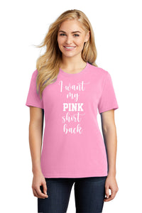 I Want My Pink Shirt Back