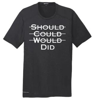 Ogio Shoud Could Would DID Mens Tee