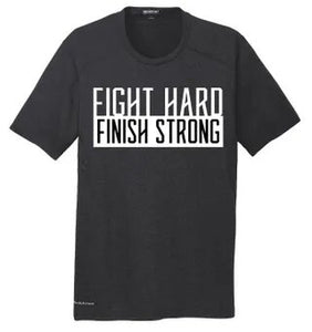 Fight Hard Finish Strong Mens Ogio Tee