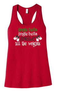 Jingle all the Weights BELLA+CANVAS ® Women’s Jersey Racerback Tank